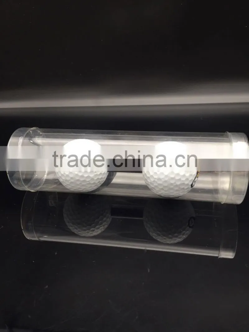 disposable plastic tennis ball tube , plastic golf ball cylinder packaging, quality round box