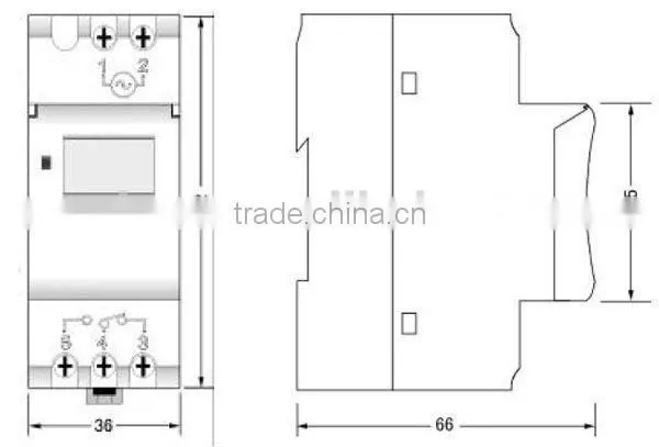 AHC15A DHC15A Weekly Programmable Timer