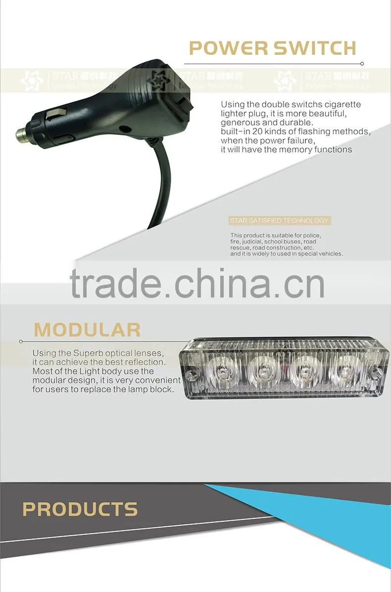 police led beacon mini lightbar TBD-A70E