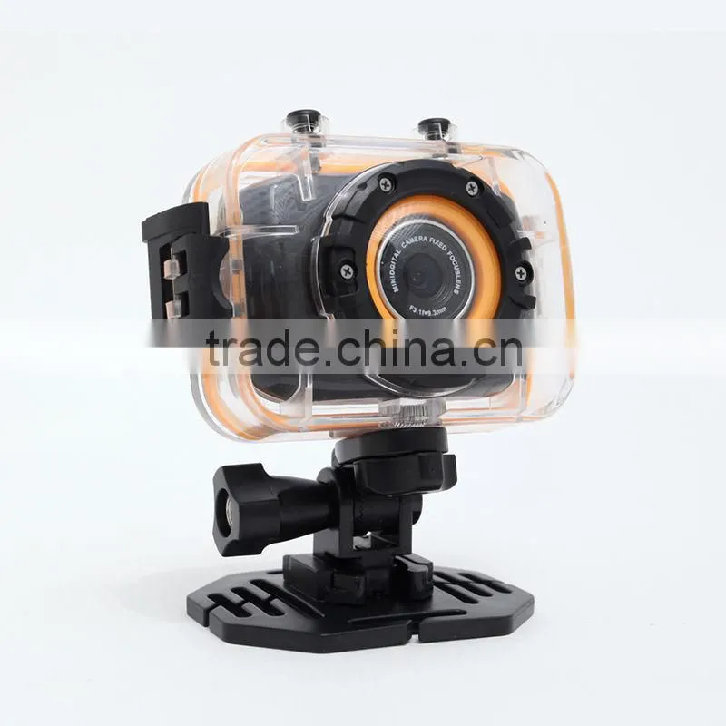Outdoor waterproof full hd 1080p mini sport camera dvr
