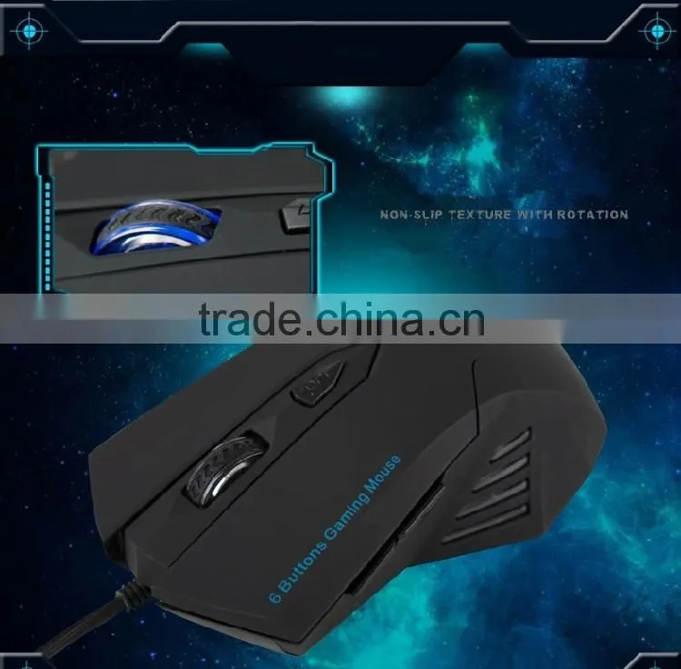 large pretty light up gaming computer mouse