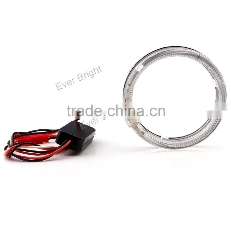 China factory direct wholesale led light auto bulds Light guide ange eyes ring head lamp car led lighting angel eyes
