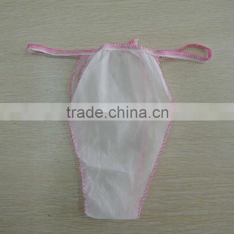 Red micro girls string sexy transparent bikini panties