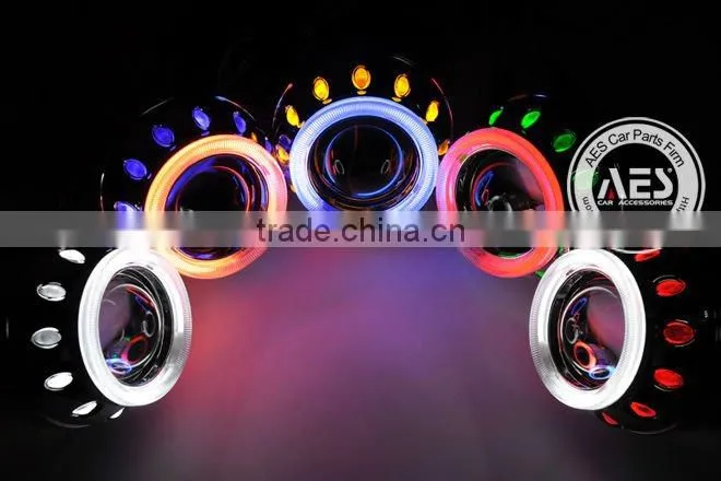 AES halo light ring h4 xenon mini projector lens