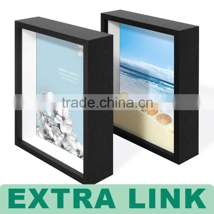 Luxury Hot Sale New Design Handmade White Shadow Box Frames Wholesale