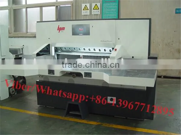 M15 Model Siemens PLC Touch Screen Program Control Paper Cutting Machine