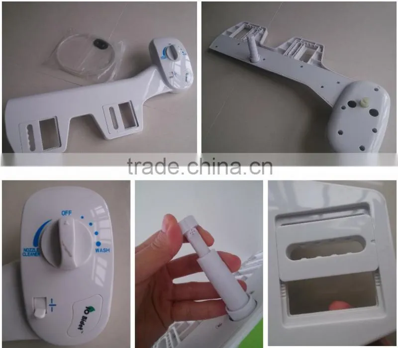 Lavatory non-electric mechanical portable square toilet bowl bidet
