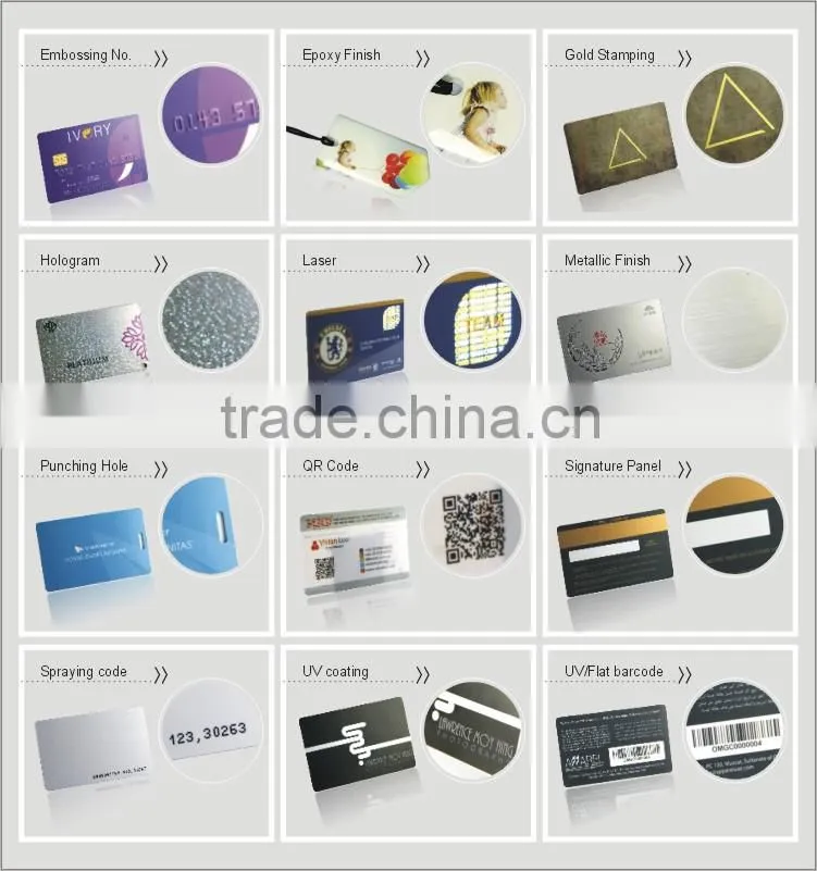 MDP134 Promotional Plastic PVC Blank Magnetic Stripe Cards
