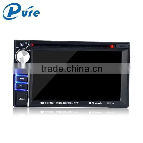 DVD Player Input 12V DVD Auto 6.2" TFT Screen with Bluetooth and Reversing Function