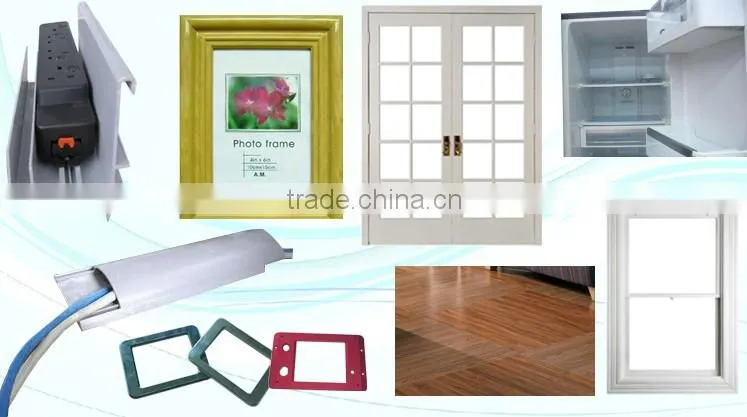 Best seller factory supply plastic strip, PVC plastic product