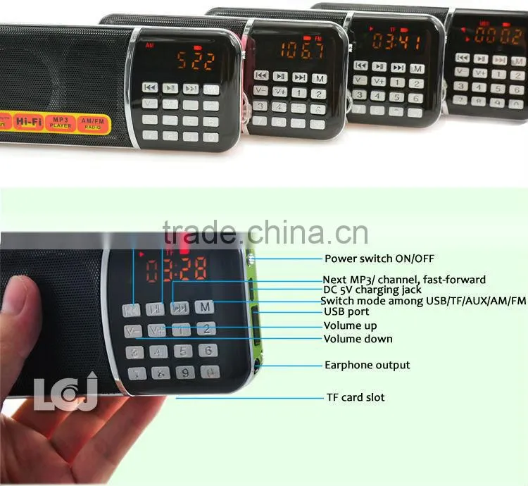 L-B188AM AM MW FM multiband radio receiver