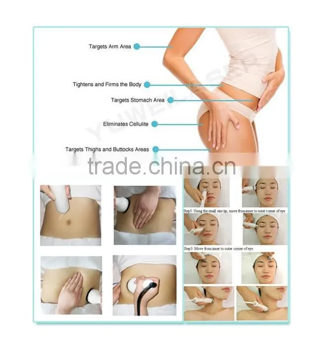 Hot sale 7 in on multifunctional ultrasound cavitation&RF machine /Cavitation RF machine/body slimming