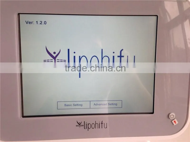 5 continuously adjustable energy lever lipohifu machine prices