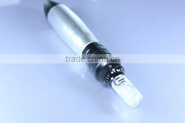 CE Approved derma skin roller stamp electric dermaroller automatic and rechargeable with replacement needle cartridge