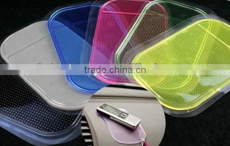 Pu Gel Sticky Pad Phone Holder For Car
