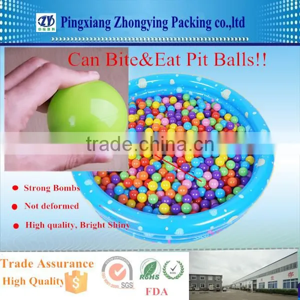 Colored Plastic Balls for balls pit and outdoors children plays