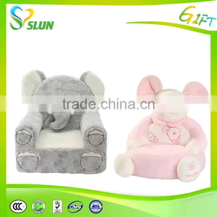 Custom Best Quality Cute Soft Plush Baby Animal Sofa Chair