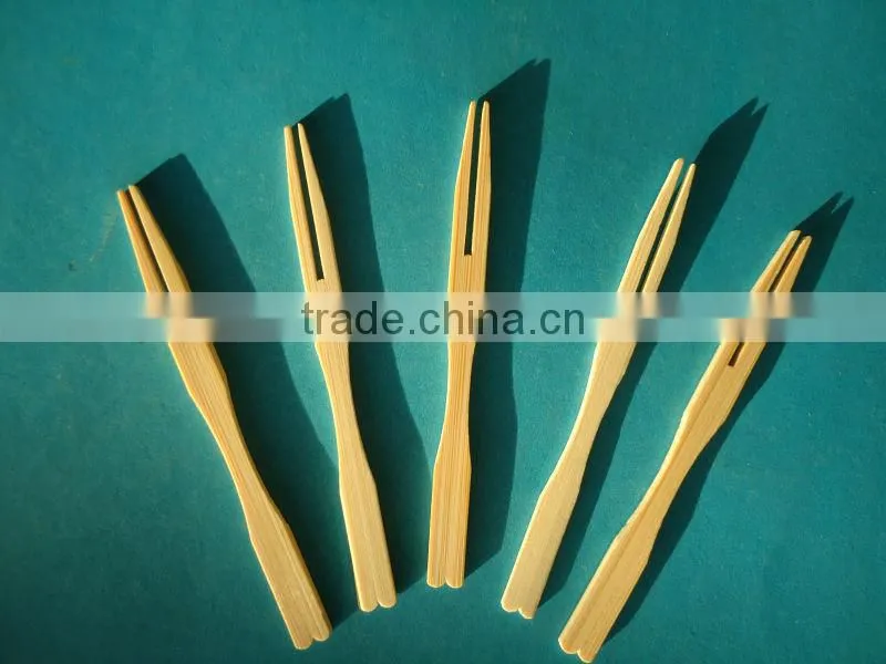 High Quality Party Bamboo Fruit Fork