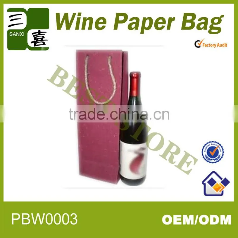 wine bag/paper bag for wine