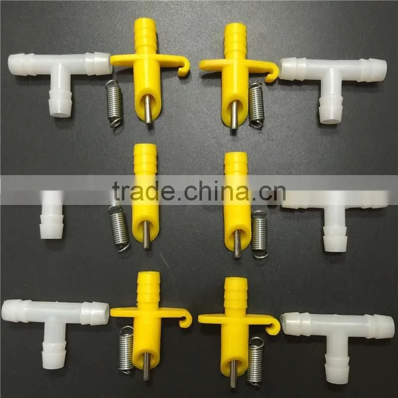 Wholesale Automatic PP&Stainless Steel Rabbit nipple drinker Waterer for Poultry Drinking
