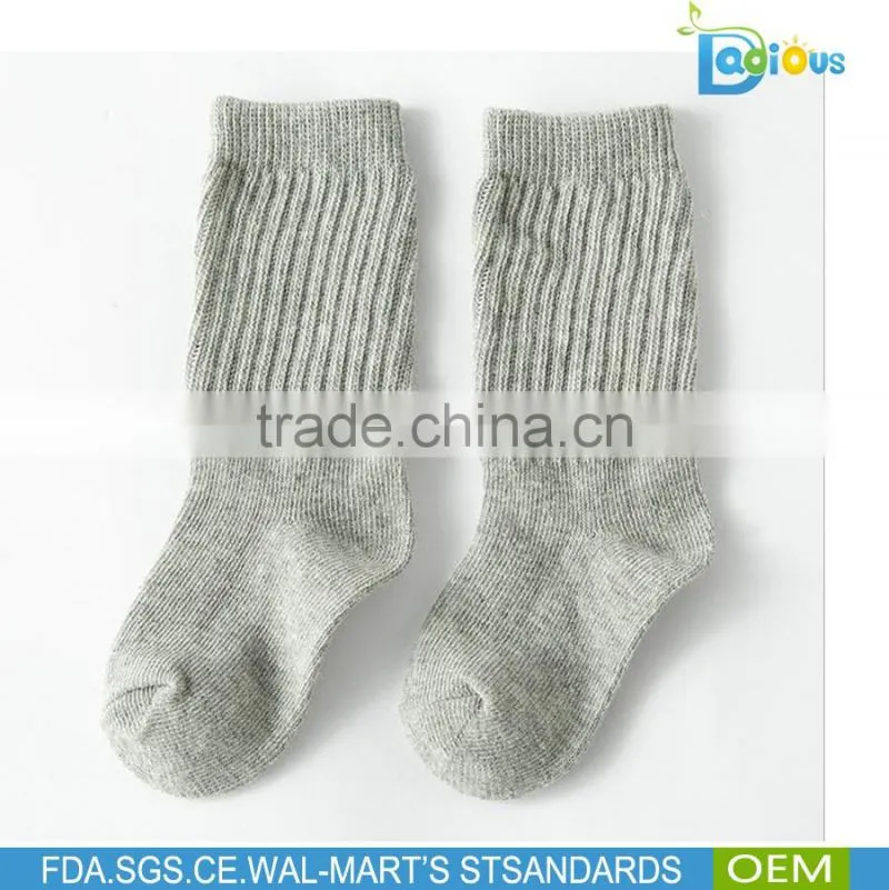 New design hot sale eco hosiery baby socks cartoon fox animal knee high socks