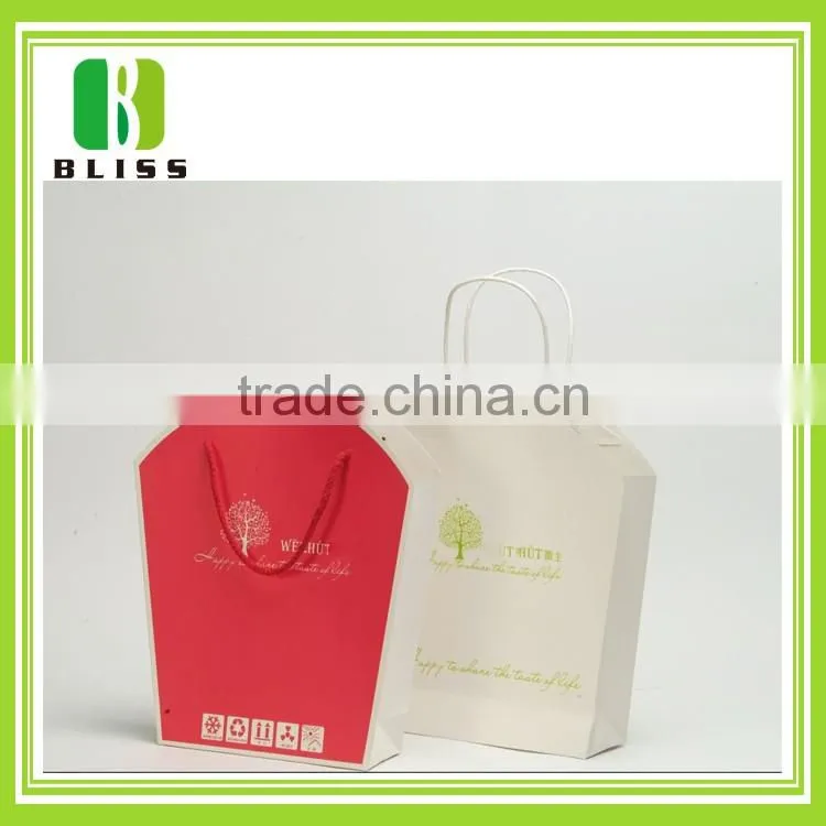 Fast delivery High Quality Custom design fancy paper bag