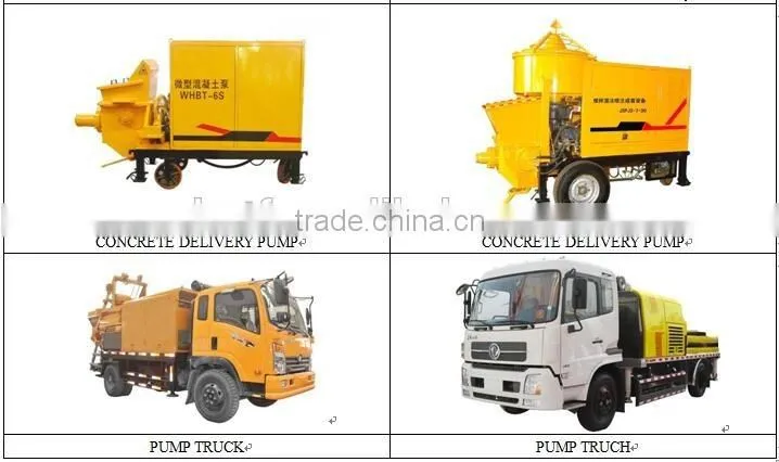 TF concrete pump on sale with concrete pump parts