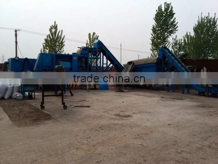 automatic sorting line for scrap steel for separating copper,aluminum, stainless steel and iron