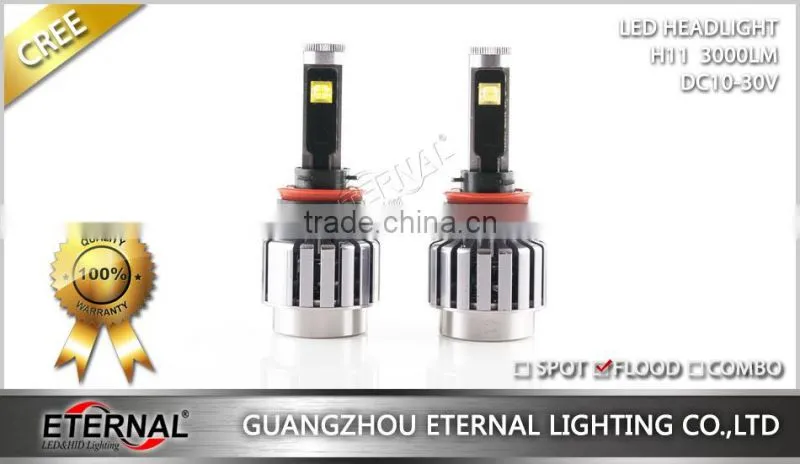 H1 H3 H4 H7 H11 9005 9006 high power led replacement headlight bulb kit for motorcycle automotive offroad 4x4 racing vehicles