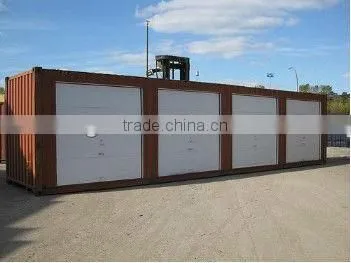 Flat roof Container garage