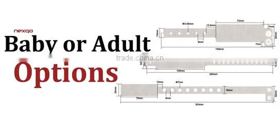 Soft PVC wristband with RFID chip
