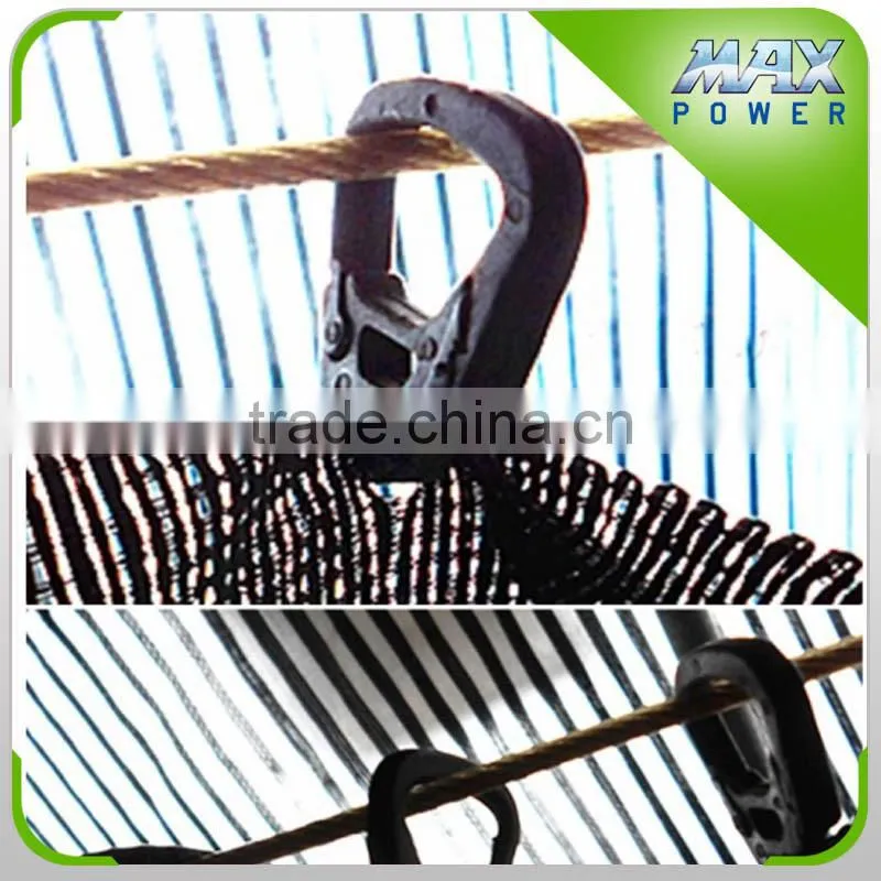 Agricultural greenhouse knitted shade cloth