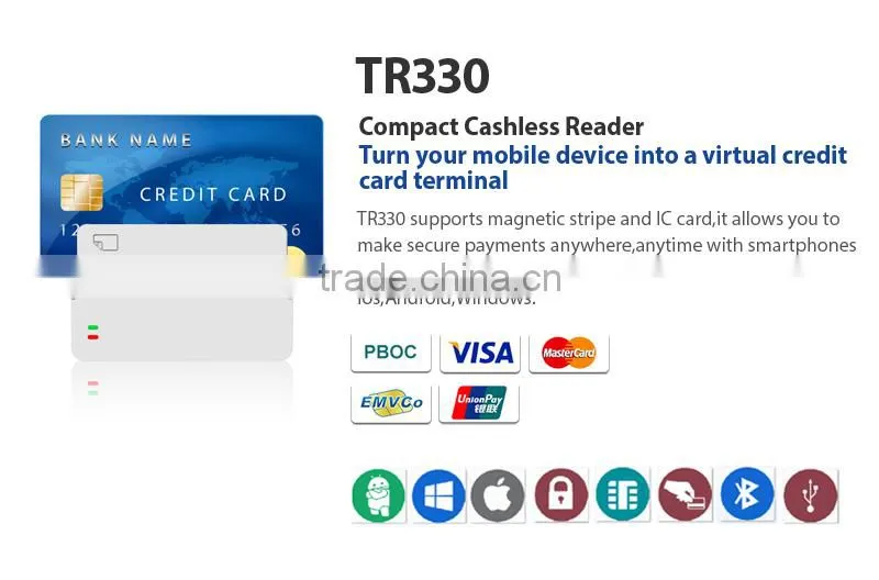 EMV Bluetooth smart chip card reader