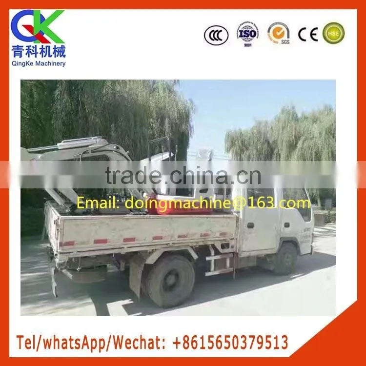 agriculture track trench excavator with various drill head
