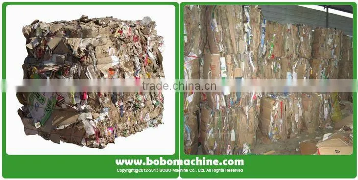Hydraulic certain pet bottle scrap press baler machine