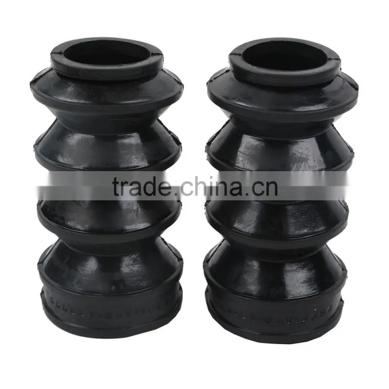39mm Rubber Fork Gaiters Gators Boots For Harley Davidson XL883 Sportster 1200