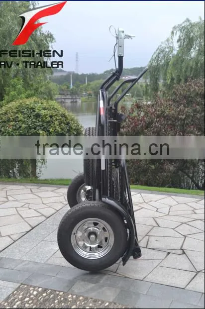 Motorcycle trailer for single motorcycle