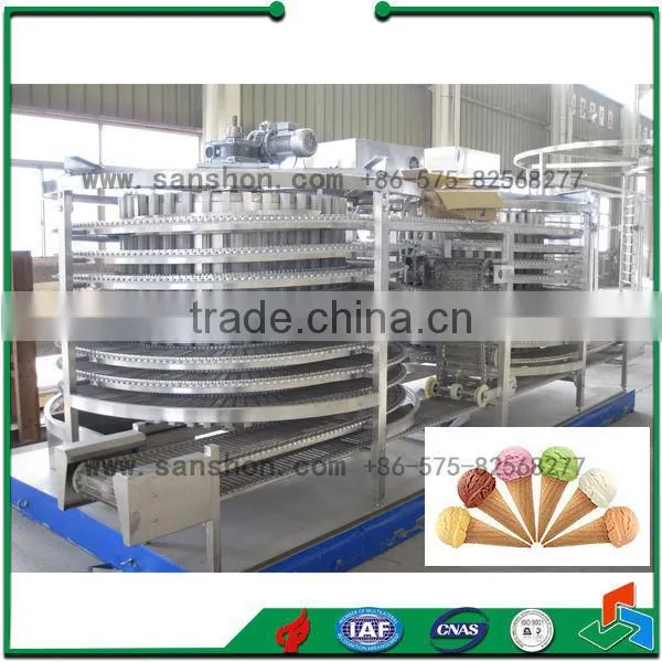 Sanshon SSF Vegetable and Fruit, Prepared Food, Spiral Quick Freeze Machine, Fish Quick Freezer