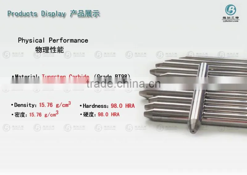 zhuzhou carbide factory production CNC water jet cutting nozzle