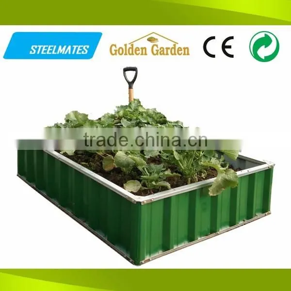 2016 newly design customized galvanized steel flower pot with multiple functions