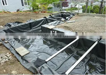 uv resistant aquaculture fish farming HDPE polyethylene reinforced pond liner