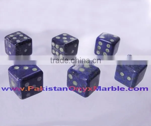 Natural stone Pakistan Made Product DICES LAPIS LAZULI HANDICRAFTS