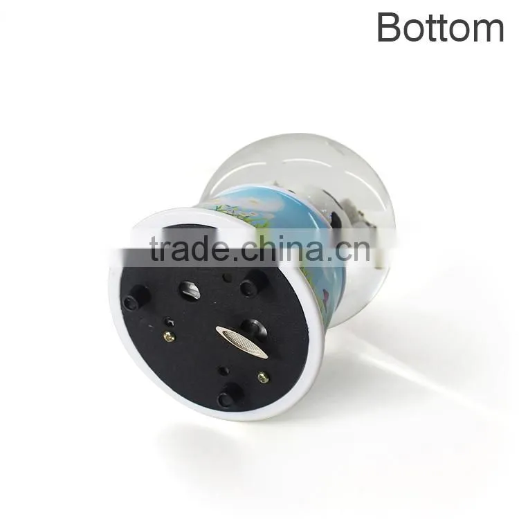 2015 electric christms musical snow globe with blowing snow