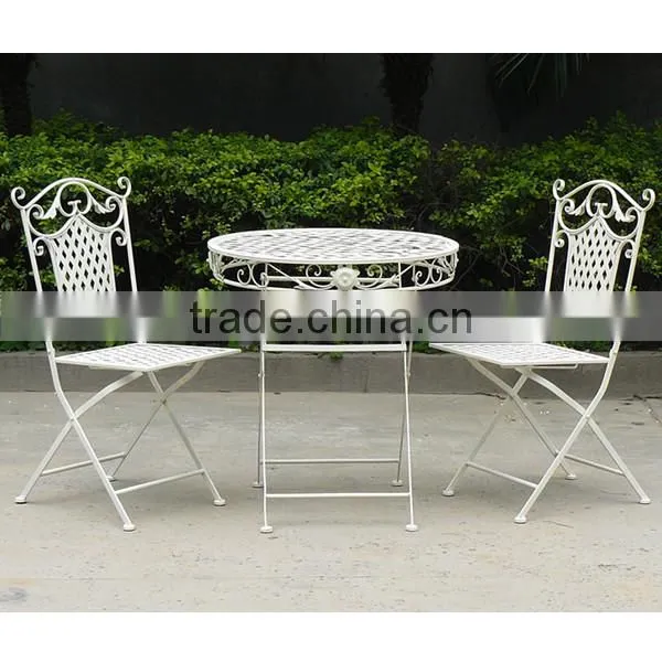 Vintage Folding Garden Table And Chair