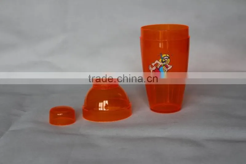 350ML PS material Cocktail Shaker
