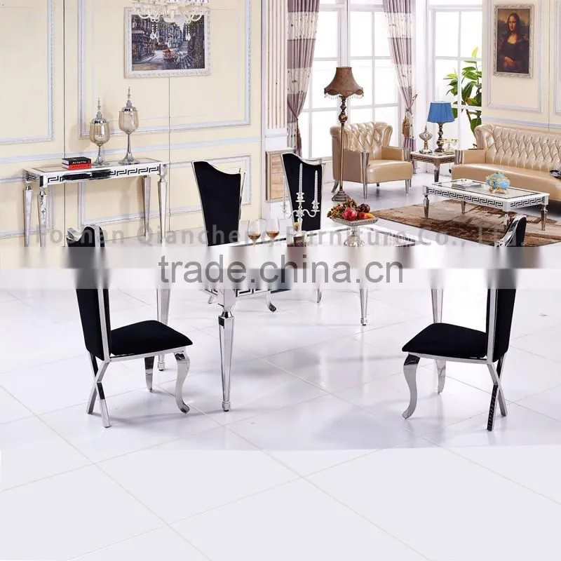 High quality modern marble dining table bedroom hotel dining set