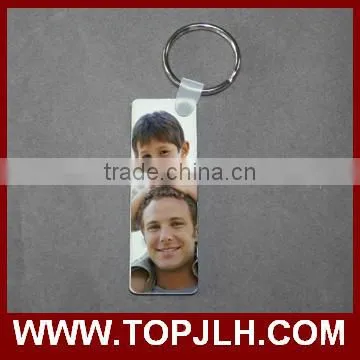 2017 Hot sell custom printed key ring/blank MDF key chain for sublimation