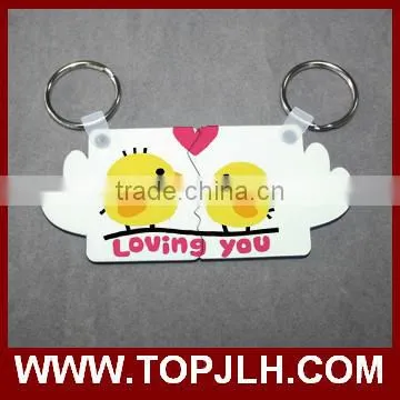 best promotional item stylish personal sublimation house keychain