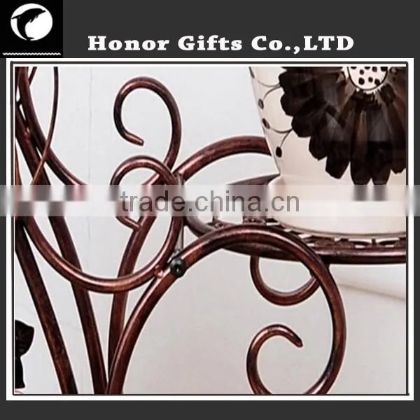 Decorative Cast Iron Plant Stands Metal Flower Shelf