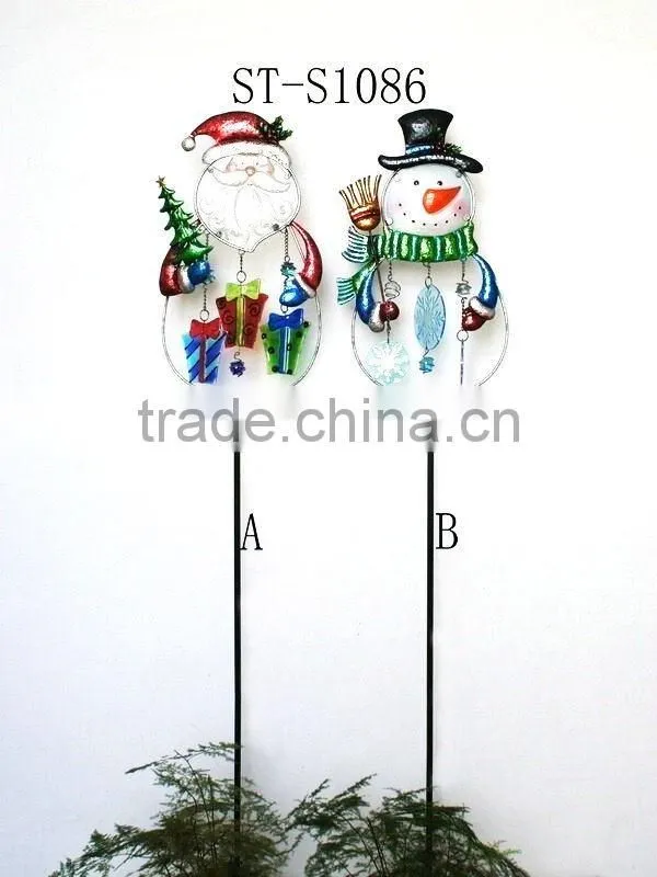 Stained Glass stake for christmas decor